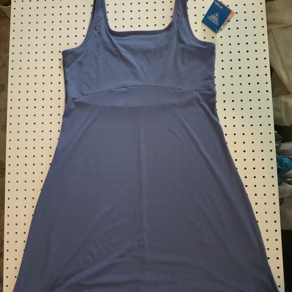 Blue Sleeveless Columbia Dress - Picture 1 of 6
